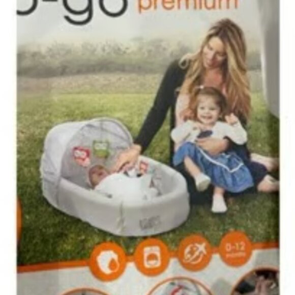 Lulyboo Bassinet To-Go Portable Travel Baby Lounger EUC - Picture 1 of 8